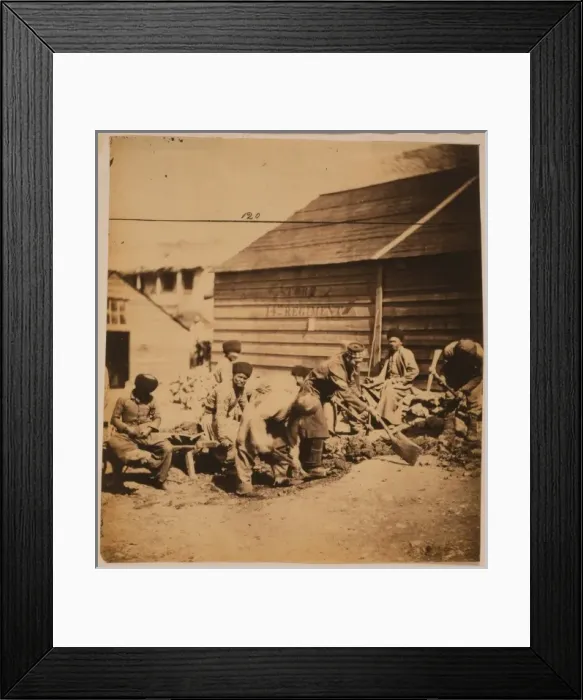 Framed Print : Tartar labourers Framed Print : Tartar labourers