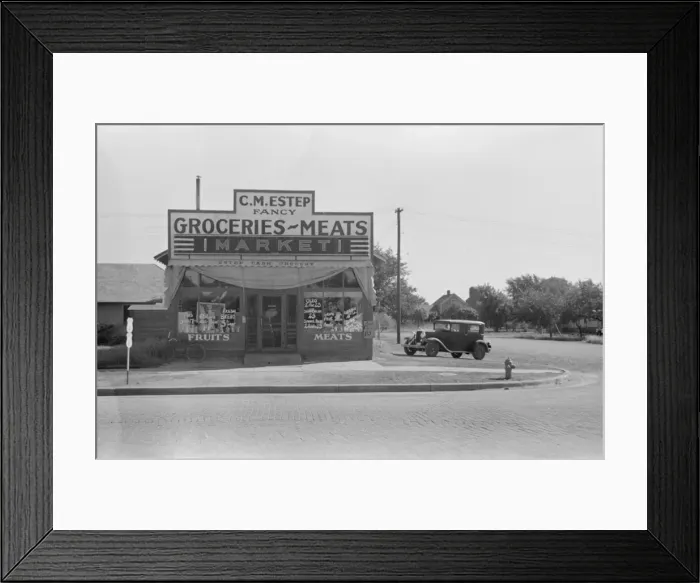 Framed Print : Grocery store. Salina, Kansas Framed Print : Grocery store. Salina, Kansas
