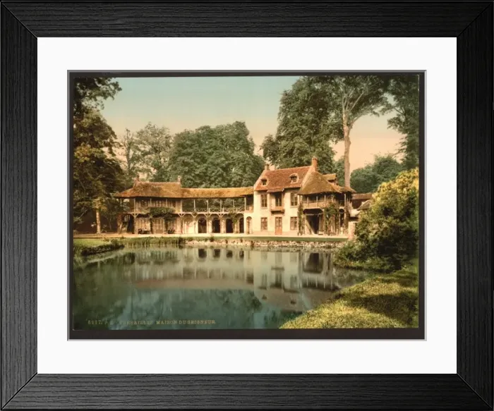 Framed Print : Petit Trianon Park, Maison du Seigneur, Versailles, France Framed Print : Petit Trianon Park, Maison du Seigneur, Versailles, France