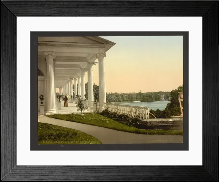 Framed Print : The terrace, Zarskoje-Selo, (i. e. TSarskoe selo), Russia Framed Print : The terrace, Zarskoje-Selo, (i. e. TSarskoe selo), Russia