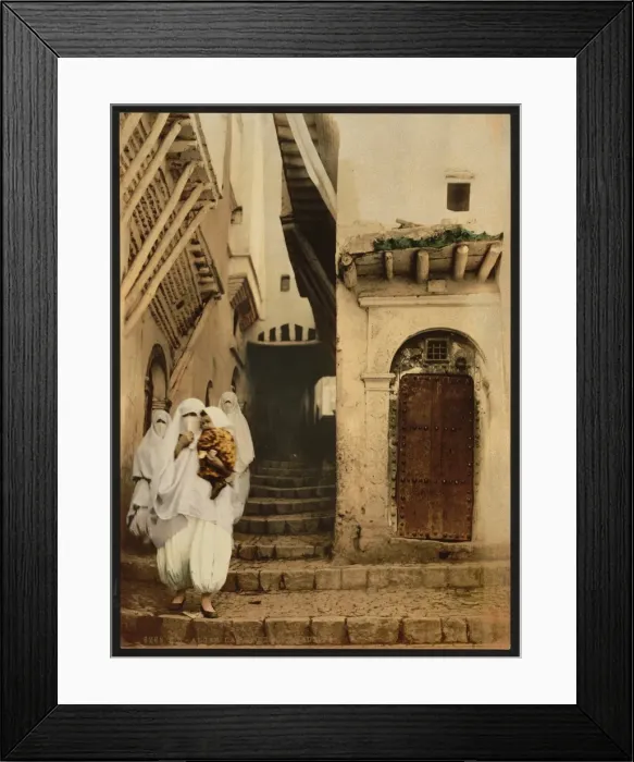 Framed Print : Street of the camels, Algiers, Algeria