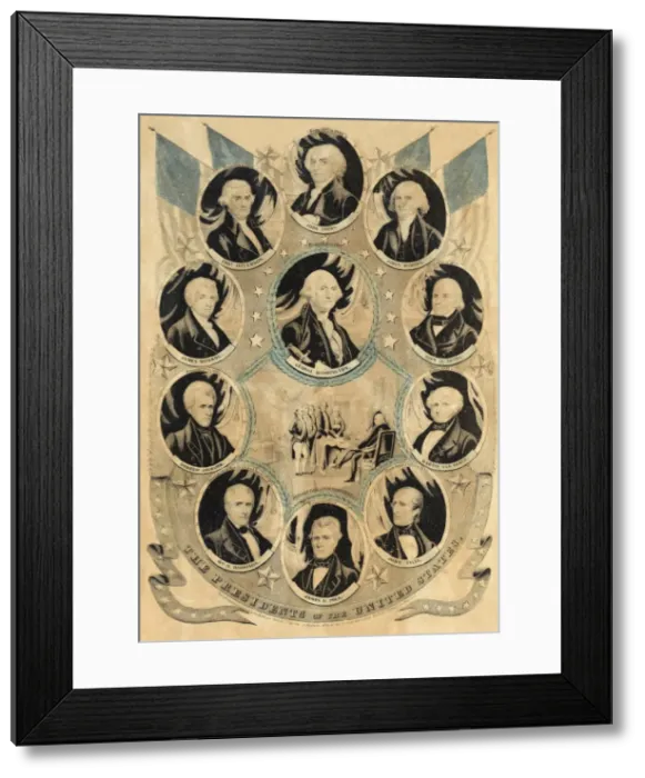 Framed Print : The Presidents of the United States Framed Print : The Presidents of the United States