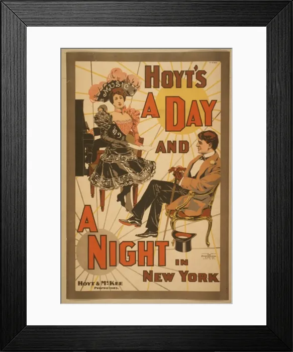 Framed Print : Hoyts A day and a night in New York Framed Print : Hoyts A day and a night in New York