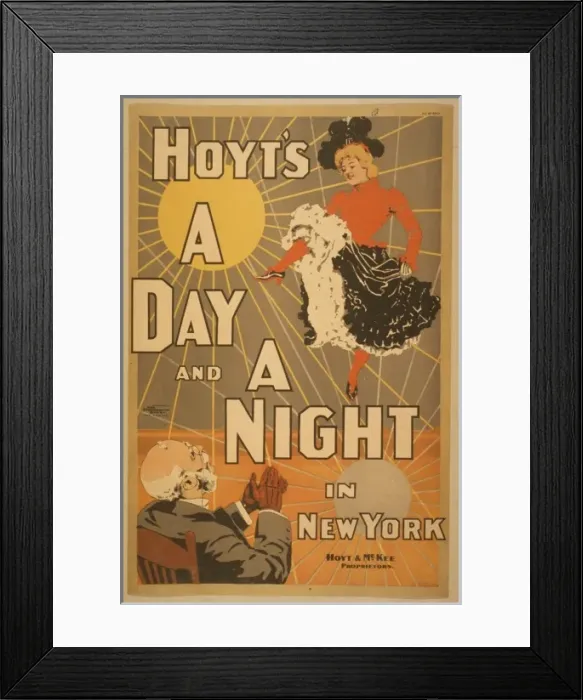 Framed Print : Hoyts A day and a night in New York Framed Print : Hoyts A day and a night in New York