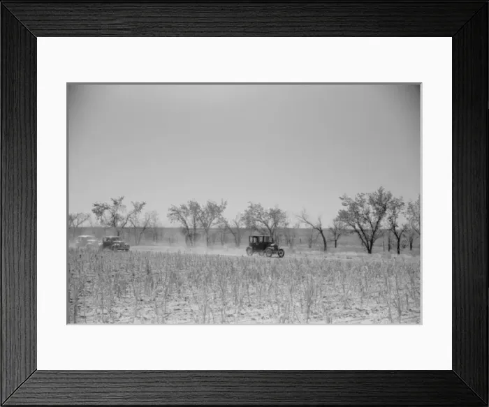 Framed Print : Farmers visit US Dry Land Experiment Station near Akron, Col Framed Print : Farmers visit US Dry Land Experiment Station near Akron, Col
