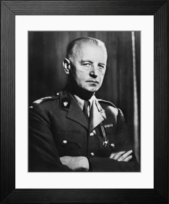 Framed Print : General Wladyslaw Sikorski, the Polish Premier and Commander Framed Print : General Wladyslaw Sikorski, the Polish Premier and Commander