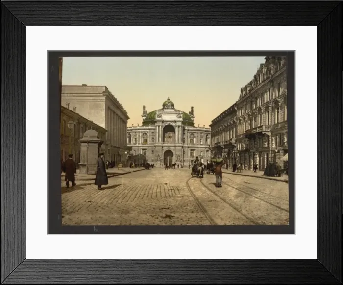 Framed Print : Rue Richelieu, Odessa, Russia, (i. e. Ukraine) Framed Print : Rue Richelieu, Odessa, Russia, (i. e. Ukraine)