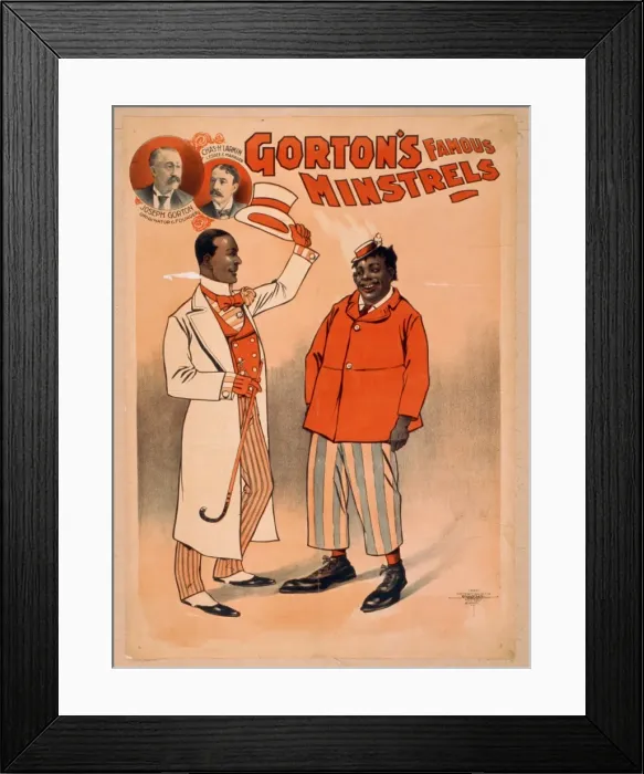 Framed Print : Gortons famous Minstrels Framed Print : Gortons famous Minstrels