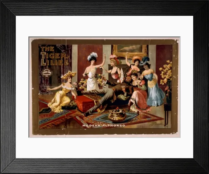 Framed Print : The tiger lilies Framed Print : The tiger lilies