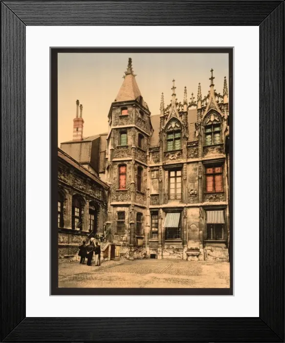 Framed Print : The Hotel Bourgtheroulde, Rouen, France