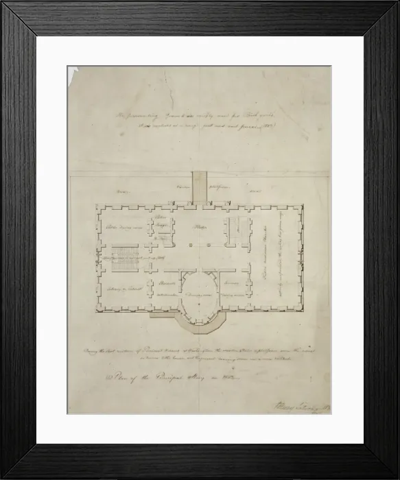 Framed Print : The White House (Presidents House) Washington, DC Principal Framed Print : The White House (Presidents House) Washington, DC Principal