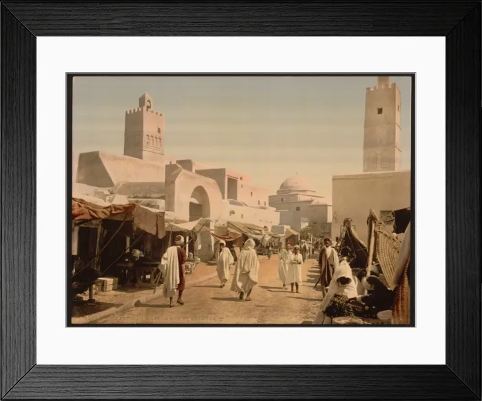 Framed Print : A mosque in the principal street, Kairwan, Tunisia Framed Print : A mosque in the principal street, Kairwan, Tunisia