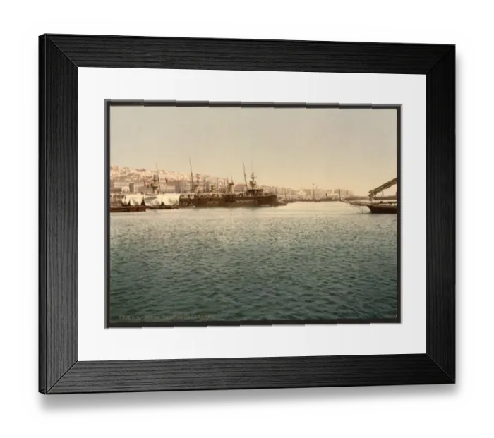 Framed Print : Warships, Algiers, Algeria Framed Print : Warships, Algiers, Algeria