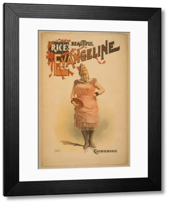 Framed Print : Rices beautiful Evangeline Framed Print : Rices beautiful Evangeline
