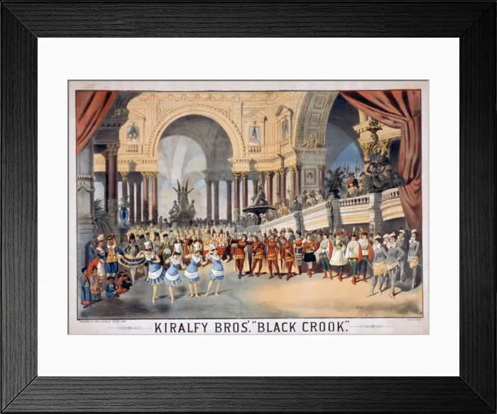 Framed Print : Kiralfy Bros Black crook Framed Print : Kiralfy Bros Black crook