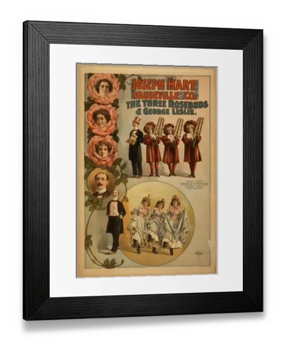 Framed Print : Joseph Hart Vaudeville Co. direct from Weber & Fields Music Framed Print : Joseph Hart Vaudeville Co. direct from Weber & Fields Music