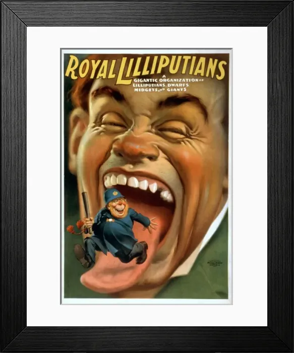 Framed Print : Royal Lilliputians a gigantic organization of lilliputians Framed Print : Royal Lilliputians a gigantic organization of lilliputians