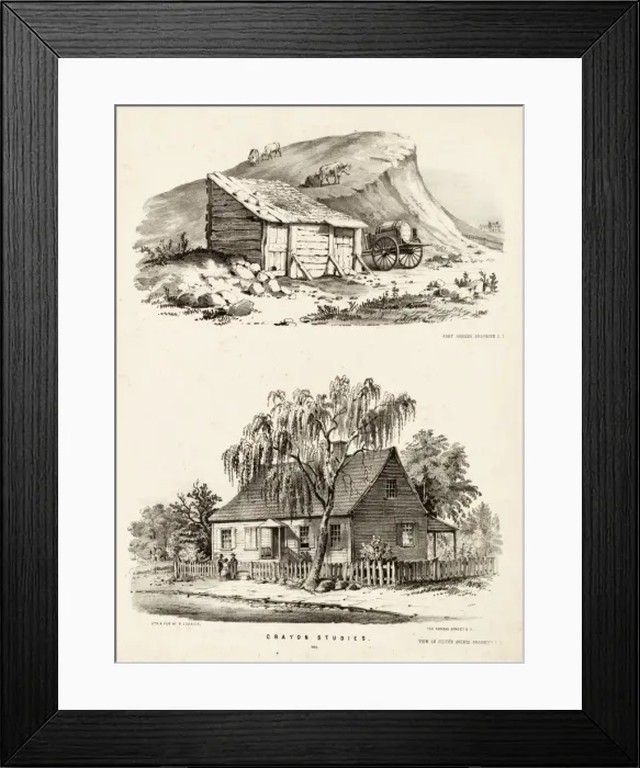 Framed Print : View on Fulton Avenue Brooklyn Long Island Framed Print : View on Fulton Avenue Brooklyn Long Island