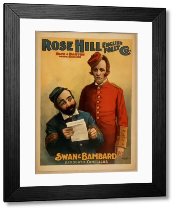 Framed Print : Rose Hill English Folly Co Framed Print : Rose Hill English Folly Co