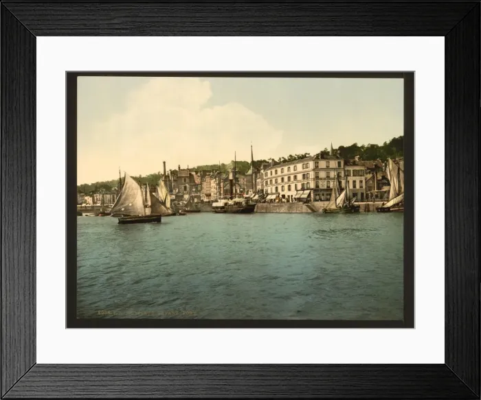 Framed Print : The outer port, Honfleur, France Framed Print : The outer port, Honfleur, France