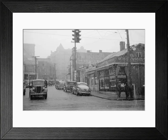 Framed Print : Snowstorm, Parkersburg, West Virginia Framed Print : Snowstorm, Parkersburg, West Virginia