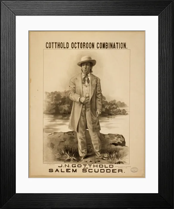 Framed Print : Gotthold Octoroon Combination Framed Print : Gotthold Octoroon Combination