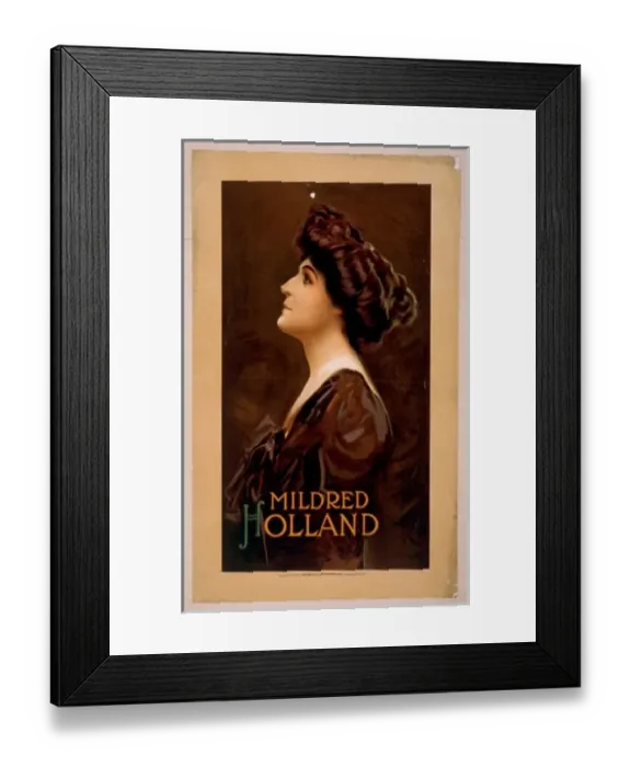 Framed Print : Mildred Holland Framed Print : Mildred Holland
