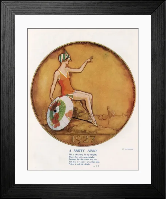 Framed Print : A Pretty Penny by Batcherlor Framed Print : A Pretty Penny by Batcherlor