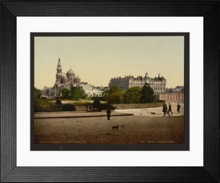 Framed Print : Turemnaja Place, Odessa, Russia, (i. e. Ukraine) Framed Print : Turemnaja Place, Odessa, Russia, (i. e. Ukraine)