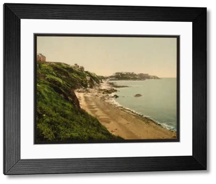Framed Print : General view Falaises de Donville, Granville, France Framed Print : General view Falaises de Donville, Granville, France