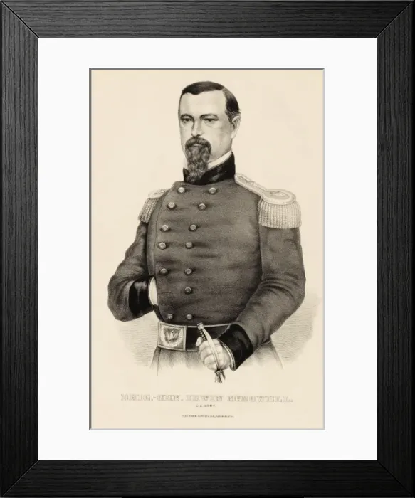 Framed Print : Brigadier General Irwin McDowell Framed Print : Brigadier General Irwin McDowell