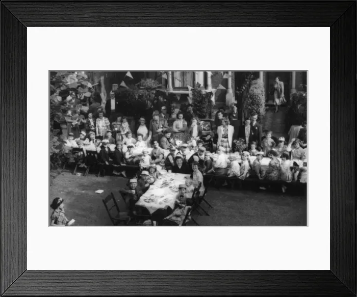 Framed Print : 1953 Coronation street party Framed Print : 1953 Coronation street party