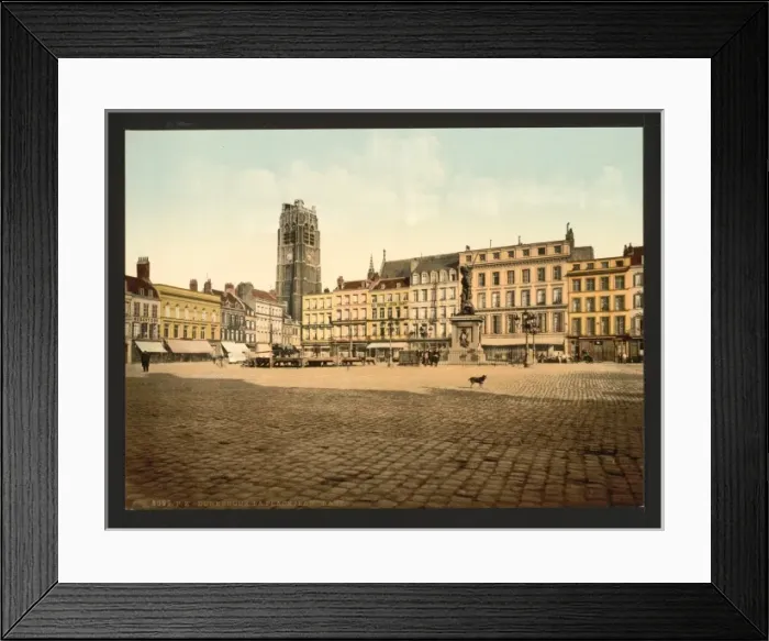 Framed Print : The Place Jean Bart, Dunkirk, France Framed Print : The Place Jean Bart, Dunkirk, France