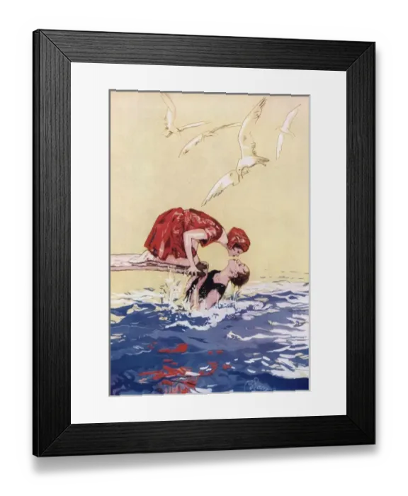 Framed Print : What are the Wild Waves Saying by Blam Framed Print : What are the Wild Waves Saying by Blam