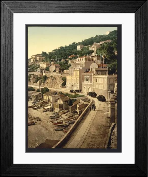 Framed Print : Corniche Road, II, Marseilles, France Framed Print : Corniche Road, II, Marseilles, France