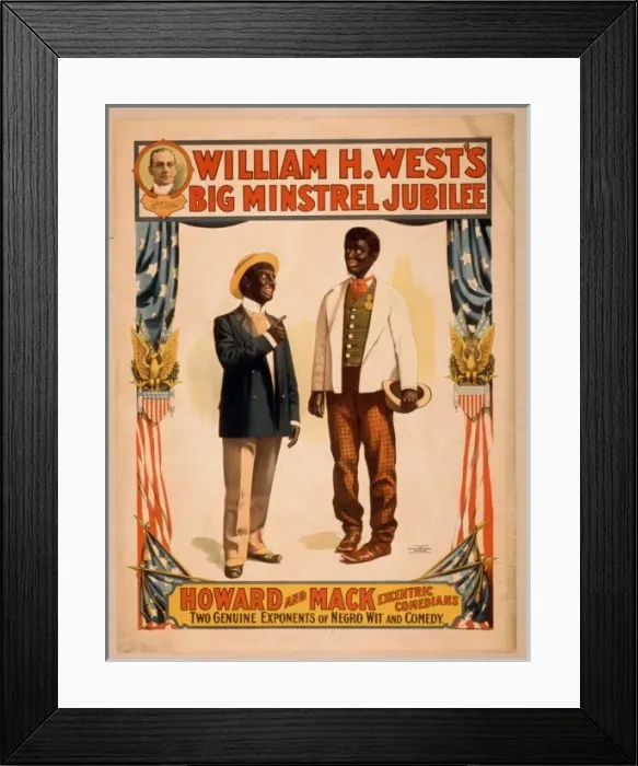 Framed Print : William H. Wests Big Minstrel Jubilee Framed Print : William H. Wests Big Minstrel Jubilee