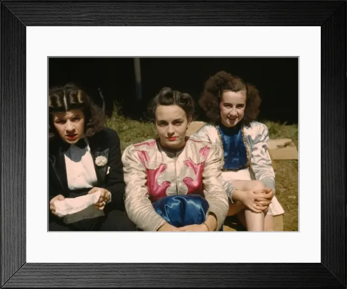 Framed Print : Backstage at the girlie show at the Vermont state fair, Rutl Framed Print : Backstage at the girlie show at the Vermont state fair, Rutl