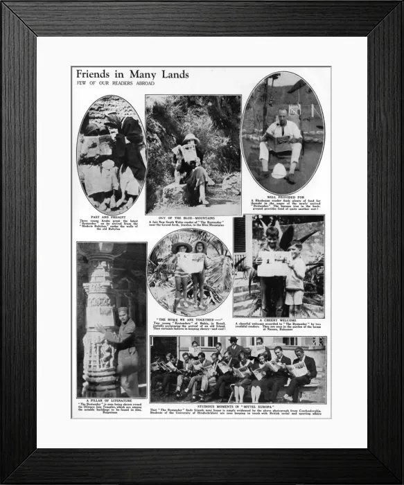 Framed Print : Bystander readers around the world Framed Print : Bystander readers around the world