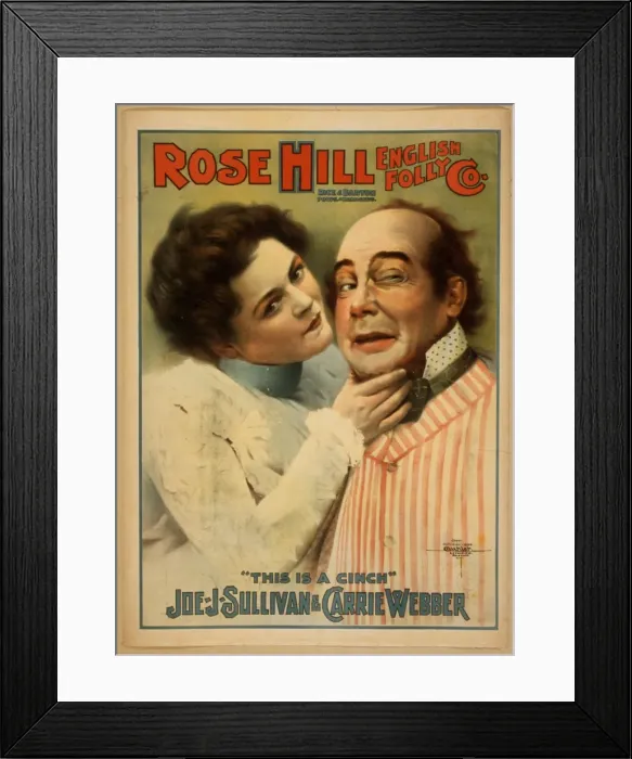 Framed Print : Rose Hill English Folly Co Framed Print : Rose Hill English Folly Co