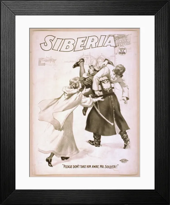 Framed Print : Siberia written by Bartley Campbell Framed Print : Siberia written by Bartley Campbell
