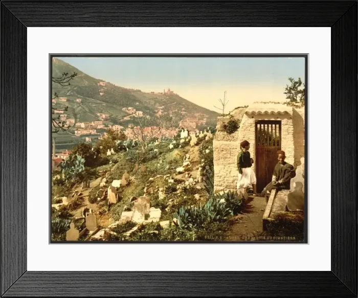 Framed Print : Part of the cemetery, Algiers, Algeria Framed Print : Part of the cemetery, Algiers, Algeria