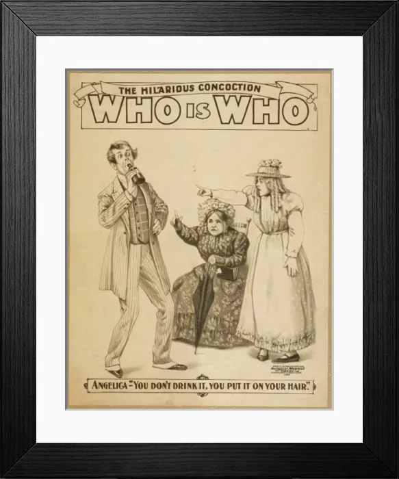 Framed Print : Who is who the hilarious concoction Framed Print : Who is who the hilarious concoction