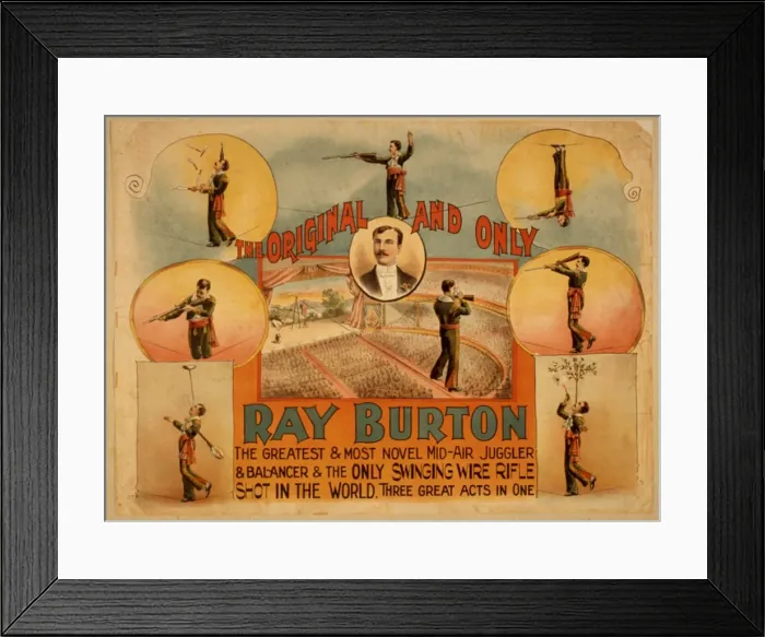 Framed Print : The original and only, Ray Burton the greatest & most novel Framed Print : The original and only, Ray Burton the greatest & most novel
