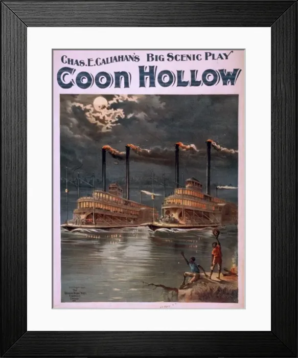 Framed Print : Coon Hollow Chas. E. Callahans big scenic play Framed Print : Coon Hollow Chas. E. Callahans big scenic play