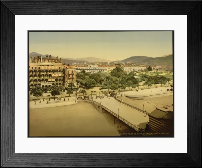 Framed Print : Hotel des Anglais, Nice, Riviera Framed Print : Hotel des Anglais, Nice, Riviera