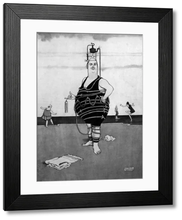 Framed Print : Hot Dog by William Heath Robinson Framed Print : Hot Dog by William Heath Robinson