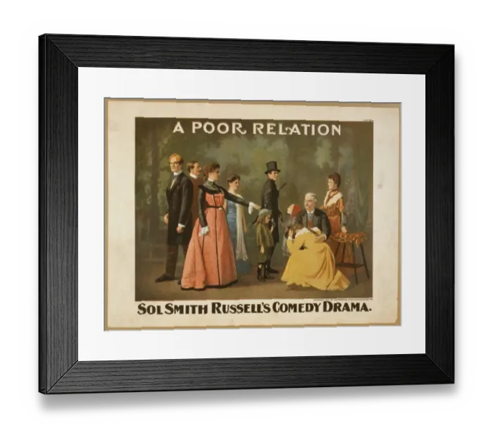 Framed Print : A poor relation Framed Print : A poor relation