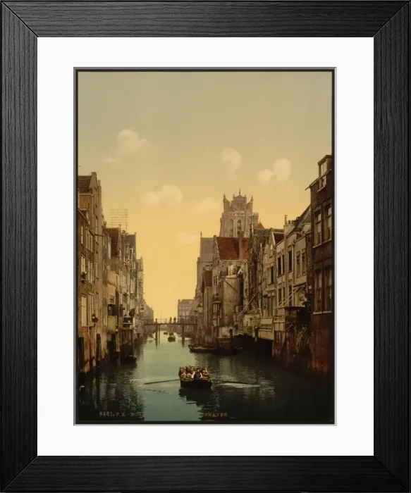Framed Print : Voorstraatshaven, Dordrecht, Holland Framed Print : Voorstraatshaven, Dordrecht, Holland