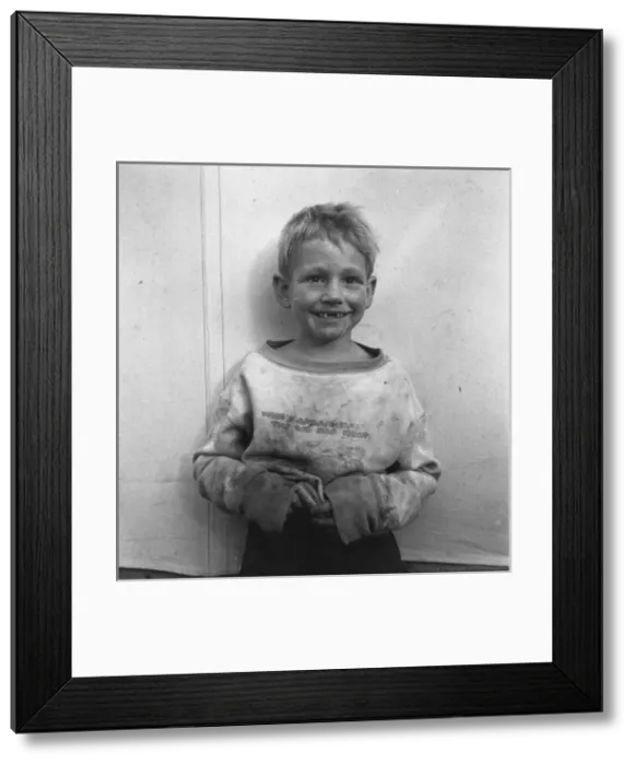 Framed Print : Migrant cotton pickers child Framed Print : Migrant cotton pickers child