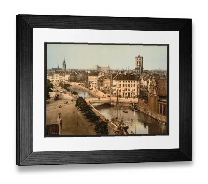 Framed Print : General view, Copenhagen, Denmark Framed Print : General view, Copenhagen, Denmark